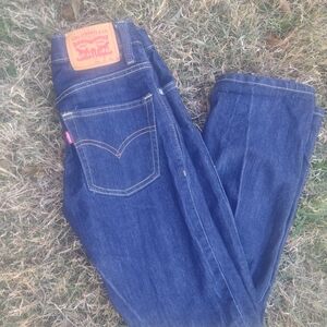 Levi's Dark Blue Denim Jeans